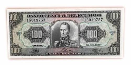 Ecuador 100 UNC