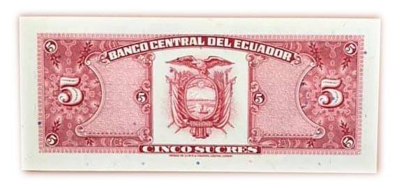 ECUADOR 5 UNC