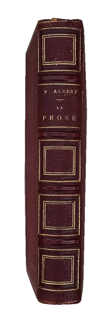 LA PROSE, Troisième édit by Albert Paul, 1878