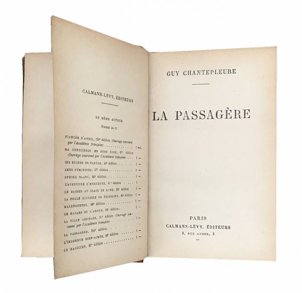 LA PASSAGERE, 1911
