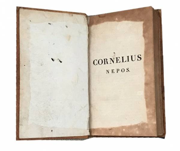 CORNELIAS NEPOS , Lyon 1807 Vies des grands Capitaines 