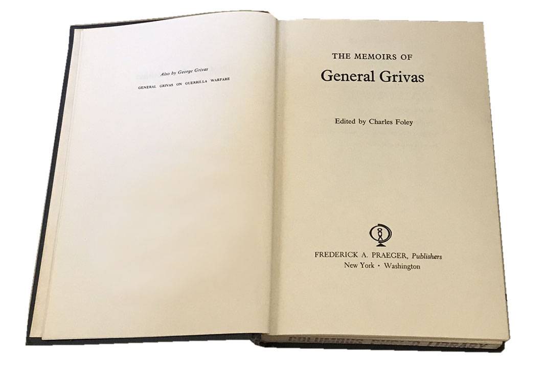 THE MEMOIRS OF GENERAL GRIVAS