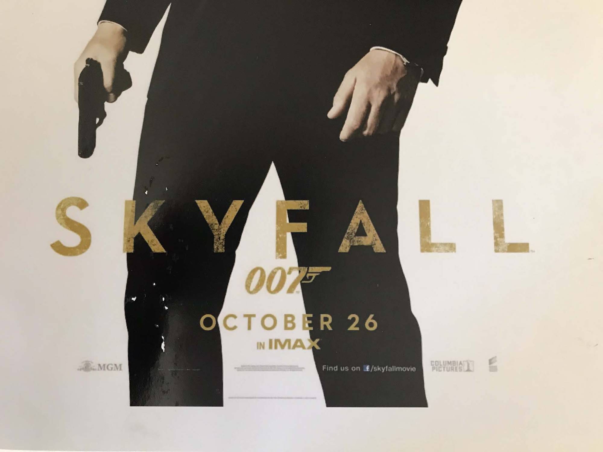 James Bond 007 movie poster
