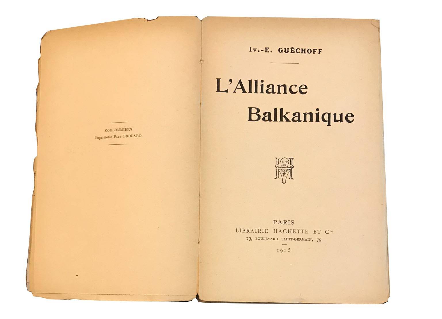 L' Alliance Balkanique